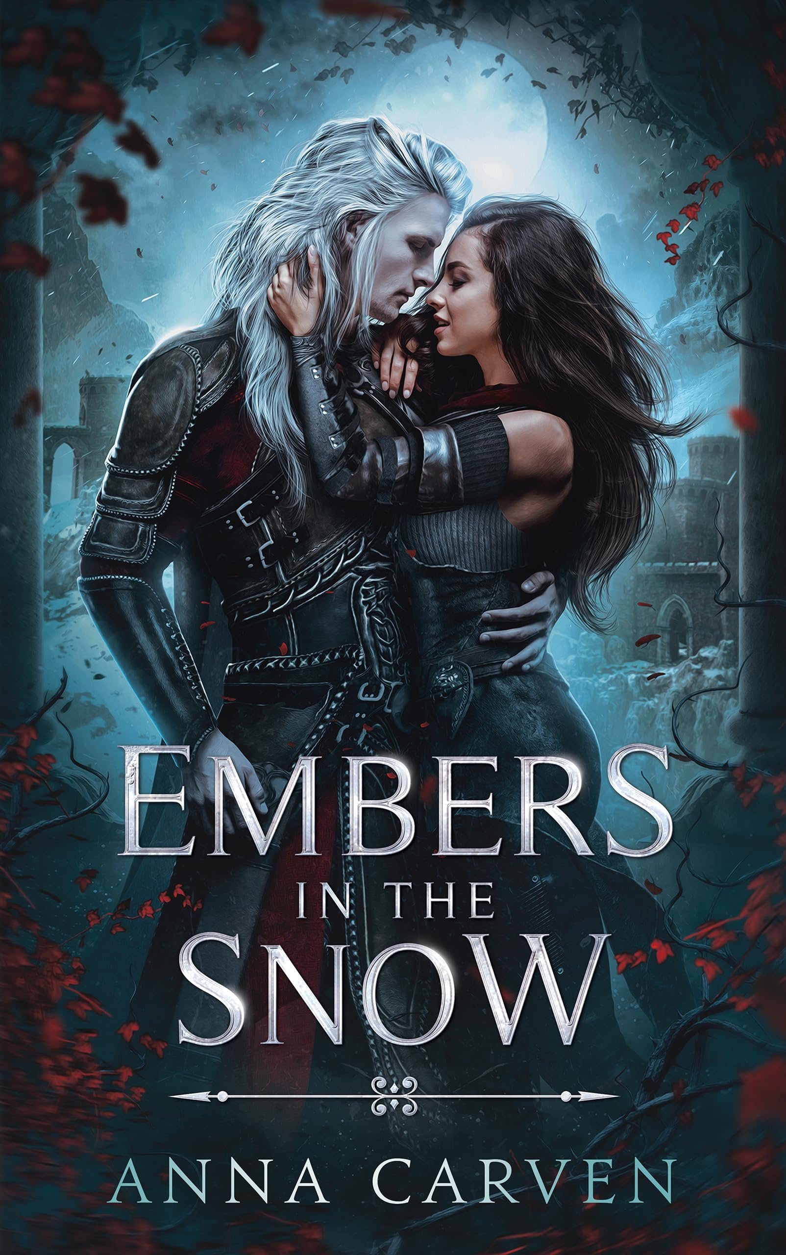 Embers in the Snow: A Vampire Fantasy Romance Cover
